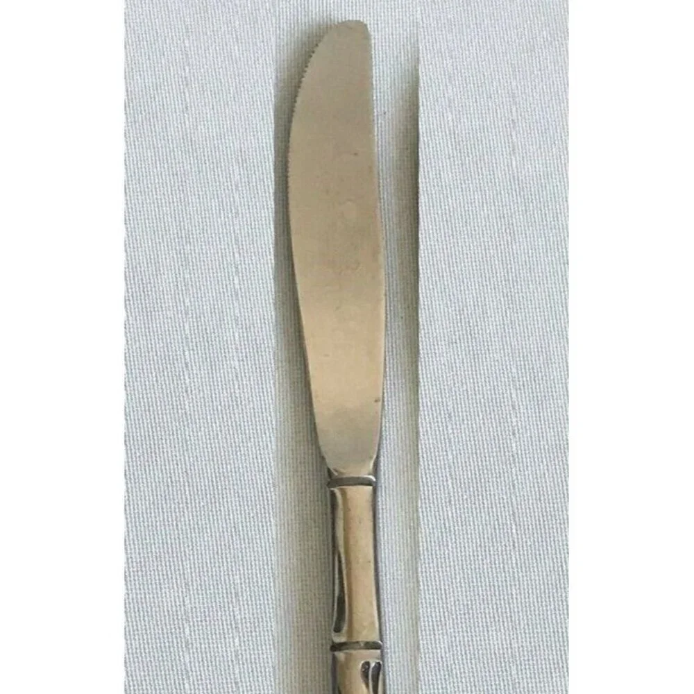 Single Reed & Barton Stainless Steel Knife Rebacraft Royal Bamboo Replacement